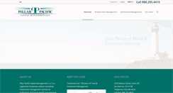 Desktop Screenshot of pillarpacific.com